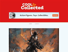 Tablet Screenshot of coolandcollected.com